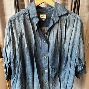 ESBY Chelle Top in Denim - New sample sale